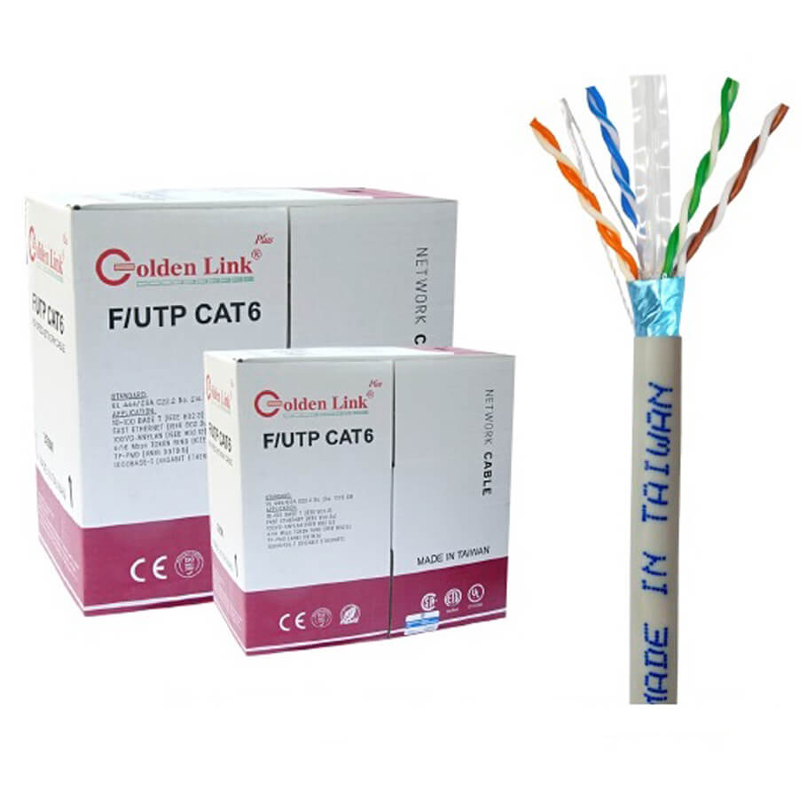 Cáp mạng Golden Link PLUS CAT.6 F/UTP 2-00104TW (305m) Mã SP: 11085097